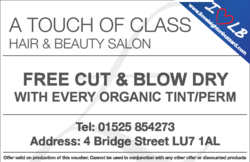 Free Cut and Blow Dry with every organic tint/perm
